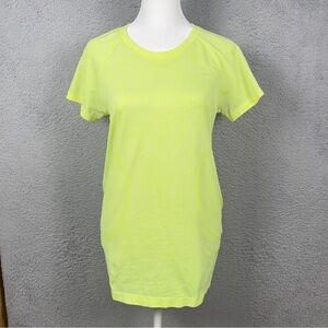 Lululemon Swiftly Tech Shirt Womens 8 Yellow Neon Short Sleeve Athletic Gym